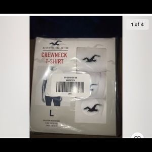 Hollister Crewneck T Shirt 3 Pack